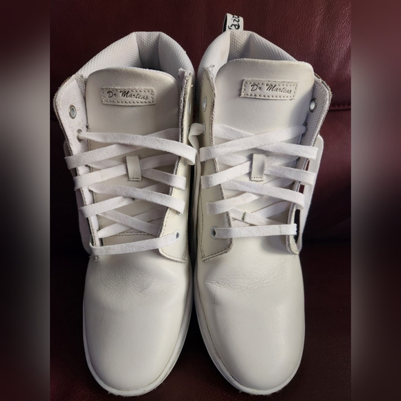 Dr. Martens White Lace Up Boots - Picture 8 of 9